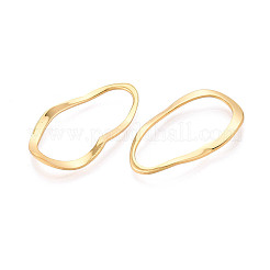 真鍮チャーム  ニッケルフリー  波の涙  18KGP本金メッキ  28x16.5x2.5mm&nbsp;KK-T077-14G
