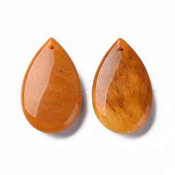 Natural Yellow Jade Pendants&nbsp;G-N0326-86