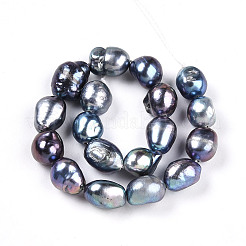 Natural Cultured Freshwater Pearl Beads Strands&nbsp;PEAR-N014-08K-01