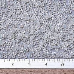 MIYUKIラウンドロカイユビーズ  日本製シードビーズ  11/0  (rr512) オパールセイロン  11/0  2x1.3mm  穴：0.8mm  約1111個/10g&nbsp;X-SEED-G007-RR0512