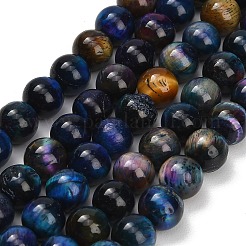 Natural Tiger Eye Beads Strands&nbsp;G-F591-18-10mm-09