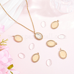 DIY Oval Pendant Making Kit&nbsp;DIY-BBC0003-12