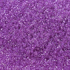 MIYUKIデリカビーズ  シリンダー  日本製シードビーズ  11/0  （db0073)マゼンタのクリスタルアブ  1.3x1.6mm  穴：0.8mm  約2000個/10g&nbsp;X-SEED-J020-DB0073