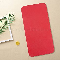 Puレザーバッグボトムス  バッグベースシェイパー  長方形  レッド  300x152x4mm&nbsp;DIY-WH20025-095B