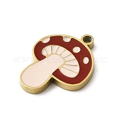 304 Stainless Steel Enamel Pendants&nbsp;STAS-I336-33G
