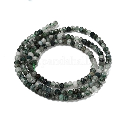 Natural Moss Agate Beads Strands&nbsp;G-C228-A01-2x3mm