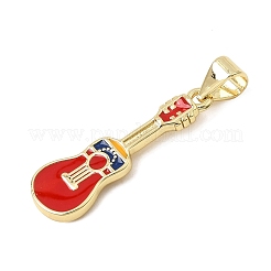 Brass Enamel Pendants&nbsp;CU-CBA3C32-13G