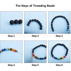 DIY Chakra Bracelet Making&nbsp;DIY-SC0009-48AS
