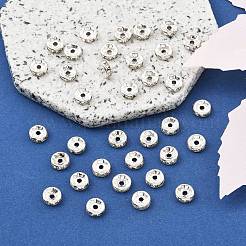 Iron Crystal Rhinestone Spacer Beads&nbsp;RB-A009-8MM-S