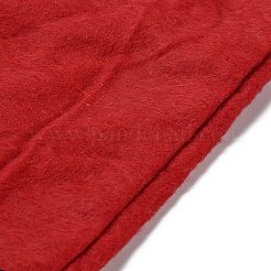 布製のクリスマス帽子  クリスマスパーティーの装飾用  暗赤色  380x290x6mm  内径：170mm&nbsp;AJEW-M215-01B