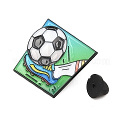 Sports Theme Playing Football Enamel Pins&nbsp;JEWB-L023-02B-EB