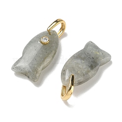 Natural Labradorite Pendants&nbsp;G-A297-01G-15