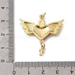Brass Enamel Pendants&nbsp;KK-Z155-14G