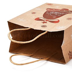 Christmas Theme Hot Stamping Rectangle Paper Bags&nbsp;CARB-F011-02C