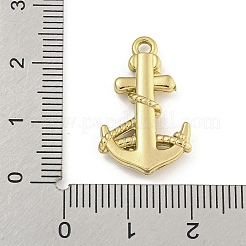 イオンプレーティング（IP）304ステンレスペンダント  アンカーチャーム  18KGP本金メッキ  23.5x15x4mm  穴：2mm&nbsp;STAS-I307-568G
