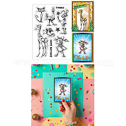 Custom Summer Theme PVC Plastic Clear Stamps&nbsp;DIY-WH0631-0664