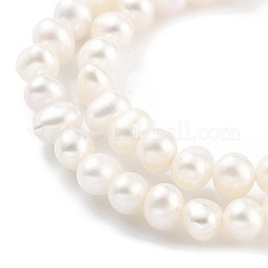 Natural Cultured Freshwater Pearl Beads Strands&nbsp;PEAR-C003-08C