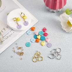 DIY Love Dangle Earring Making Kits&nbsp;DIY-SZ0008-61