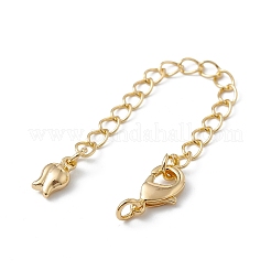 Brass Chain Extenders&nbsp;KK-B066-19G