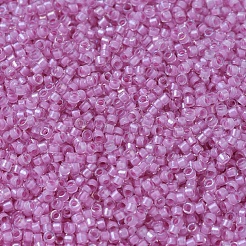 MIYUKIデリカビーズ  シリンダー  日本製シードビーズ  11/0  （db0072)ライトライラック裏地  1.3x1.6mm  穴：0.8mm  約2000PCS /ボトル  10 G /ボトル&nbsp;SEED-JP0008-DB0072