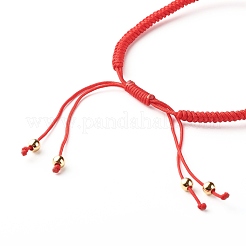 Round with Evil Eye Braided Bead Bracelet for Girl Women&nbsp;BJEW-JB06974