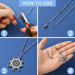 DIY Chain Necklace Bracelet Making Kit&nbsp;DIY-YW0008-25