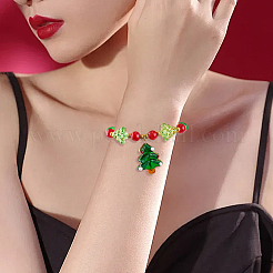 12Pcs 6 Styles Handmade Bumpy Glass Beads&nbsp;LAMP-SC0001-67