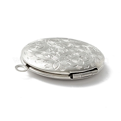 Tarnish Resistant 304 Stainless Steel Diffuser Locket Pendants&nbsp;STAS-K002-10P