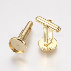304 Stainless Steel Cuffinks&nbsp;X-STAS-G187-23G-10mm