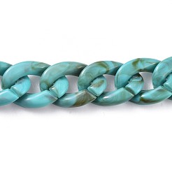 Acrylic Curb Chains&nbsp;X-AJEW-JB00505-01