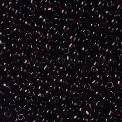 TOHOラウンドシードビーズ  日本製シードビーズ  （6c）透明なアメジスト  11/0  2.2mm  穴：0.8mm  約1110PCS /ボトル  10 G /ボトル&nbsp;SEED-JPTR11-0006C