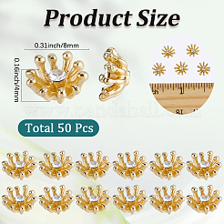 50Pcs Zinc Alloy Crystal Rhinestone Cabochons&nbsp;FIND-SC0022-68