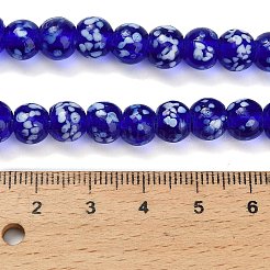 Handmade Lampwork Beads Strands&nbsp;LAMP-H071-01B