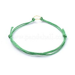 Adjustable Waxed Cotton Cord Bracelets&nbsp;X-BJEW-JB05064