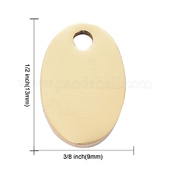 PVD Vacuum Plating 304 Stainless Steel Pendants&nbsp;STAS-I140-21B-G