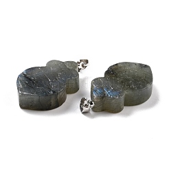 Natural Labradorite Pendants&nbsp;G-A203-02B-P