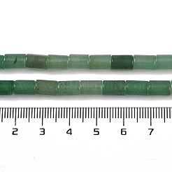 天然石グリーンアベンチュリンビーズ連売り  コラム  7.5~8.5x5~6mm  穴：1mm  約45~46個/連  14.69~15.04インチ（37.3~38.2cm）&nbsp;G-C128-A08-01