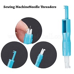 裁縫道具セット  機械針付き  シリコーンボビンクランプホルダー  プラスチックビーズコンテナとミシン針デバイススレッダー  ミックスカラー  68x52x11mm&nbsp;TOOL-PH0017-17
