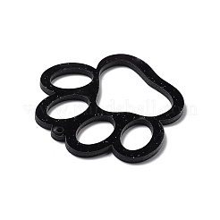 アクリルパーツ  足跡  アクア  45.5x50.5x2.5mm  穴：2mm&nbsp;OACR-I016-08A-01