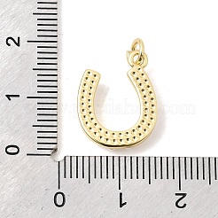 Brass & Plastic Pearl Pendants&nbsp;KK-H267-013G