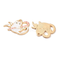 Halloween Alloy Enamel Pendants&nbsp;ENAM-Z022-02G