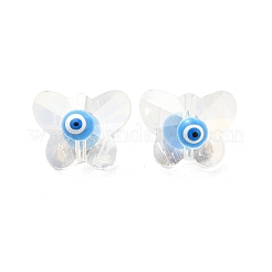 Evil Eye Glass Butterfly Beads&nbsp;G-P485-01A