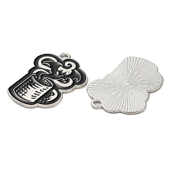 Alloy Enamel Pendants&nbsp;PALLOY-Q452-03P