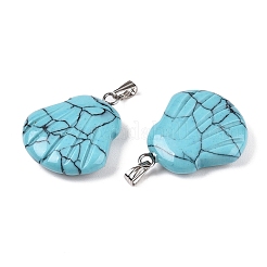 Synthetic Turquoise Pendants&nbsp;G-T138-208F