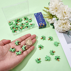 30Pcs Opaque Resin Pendants&nbsp;RESI-SC0006-89