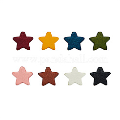 Painted Natural Wood Beads&nbsp;WOOD-CJ0001-12