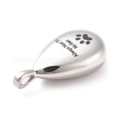 Non-Tarnish 304 Stainless Steel Urn Pendants&nbsp;LS-STAS-D179-19P