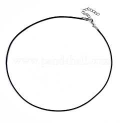Waxed Cotton Cord Necklace Making&nbsp;X-MAK-S034-001