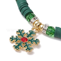 4Pcs Adjustable Handmade Polymer Clay Heishi Braided Beads Bracelet Sets&nbsp;BJEW-JB10966