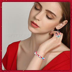200Pcs 10 Styles Christmas Theme Handmade Polymer Clay Beads&nbsp;CLAY-SC0002-54